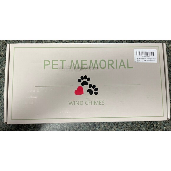 Pet Memorial Wind Chime,Dog Memorial Gifts for Loss of Dog,Dog Memorial Wind Chi - Picture 2 of 4